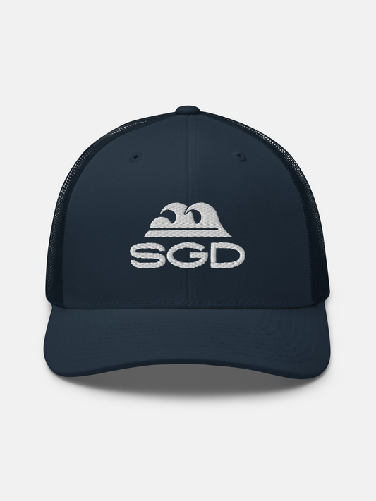 Blue Tide SGD Trucker Hat by Seas Get Degrees