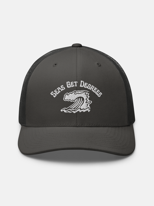 Endless Wave Trucker Hat by Seas Get Degrees