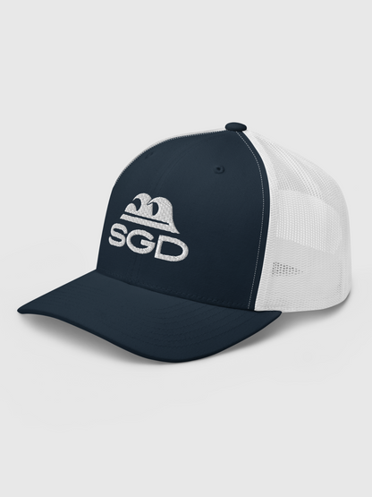 Blue Tide SGD Trucker Hat by Seas Get Degrees