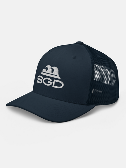 Blue Tide SGD Trucker Hat by Seas Get Degrees