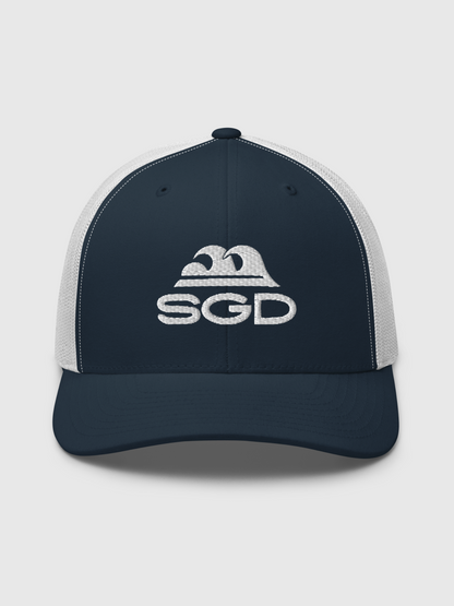 Blue Tide SGD Trucker Hat by Seas Get Degrees
