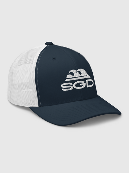 Blue Tide SGD Trucker Hat by Seas Get Degrees