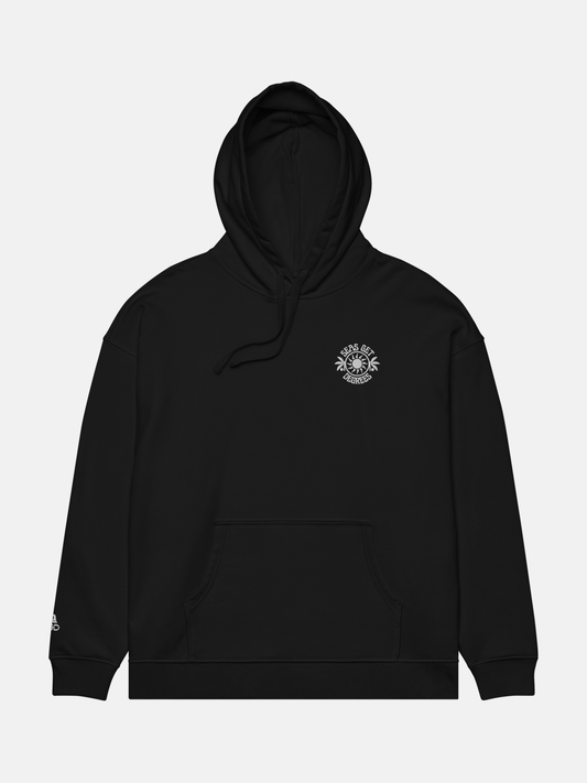 Chase the Sun Oversized Embroidered Hoodie by Seas Get Degrees