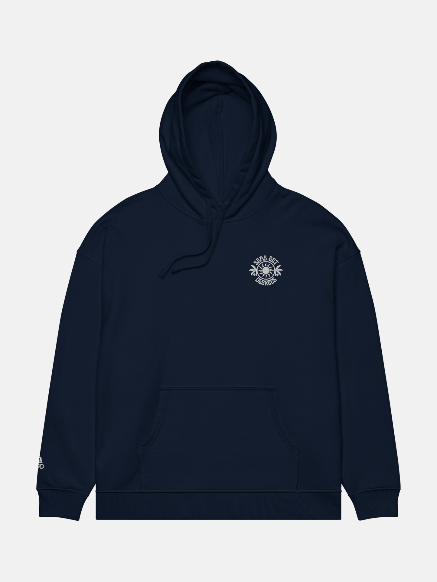 Chase the Sun Oversized Embroidered Hoodie by Seas Get Degrees