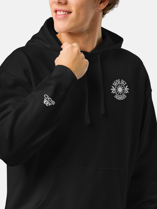 Chase the Sun Oversized Embroidered Hoodie by Seas Get Degrees