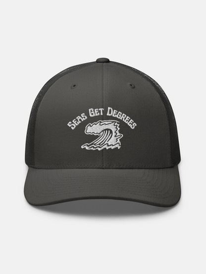 Endless Wave Trucker Hat by Seas Get Degrees