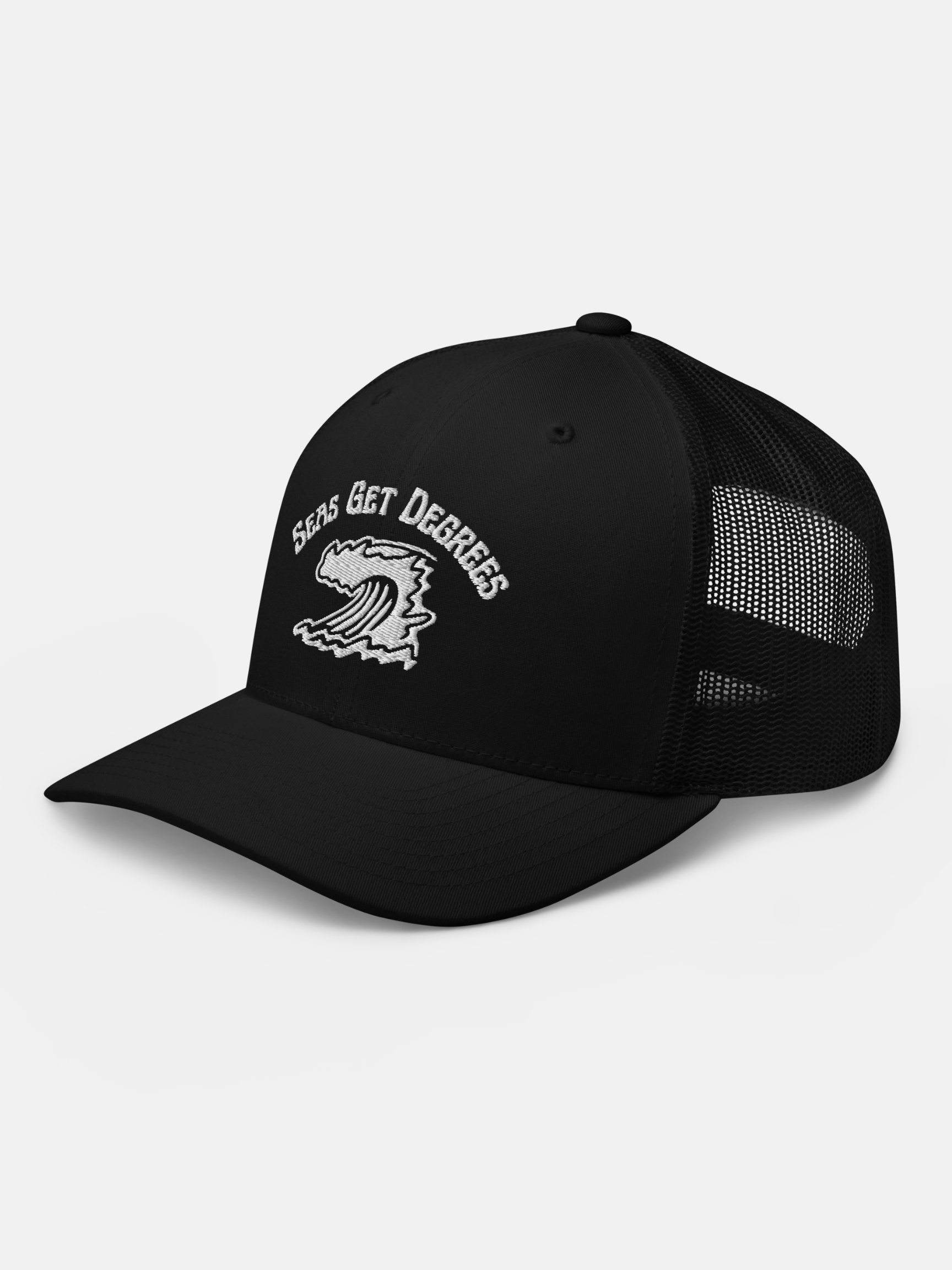 Endless Wave Trucker Hat by Seas Get Degrees