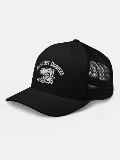 Endless Wave Trucker Hat by Seas Get Degrees