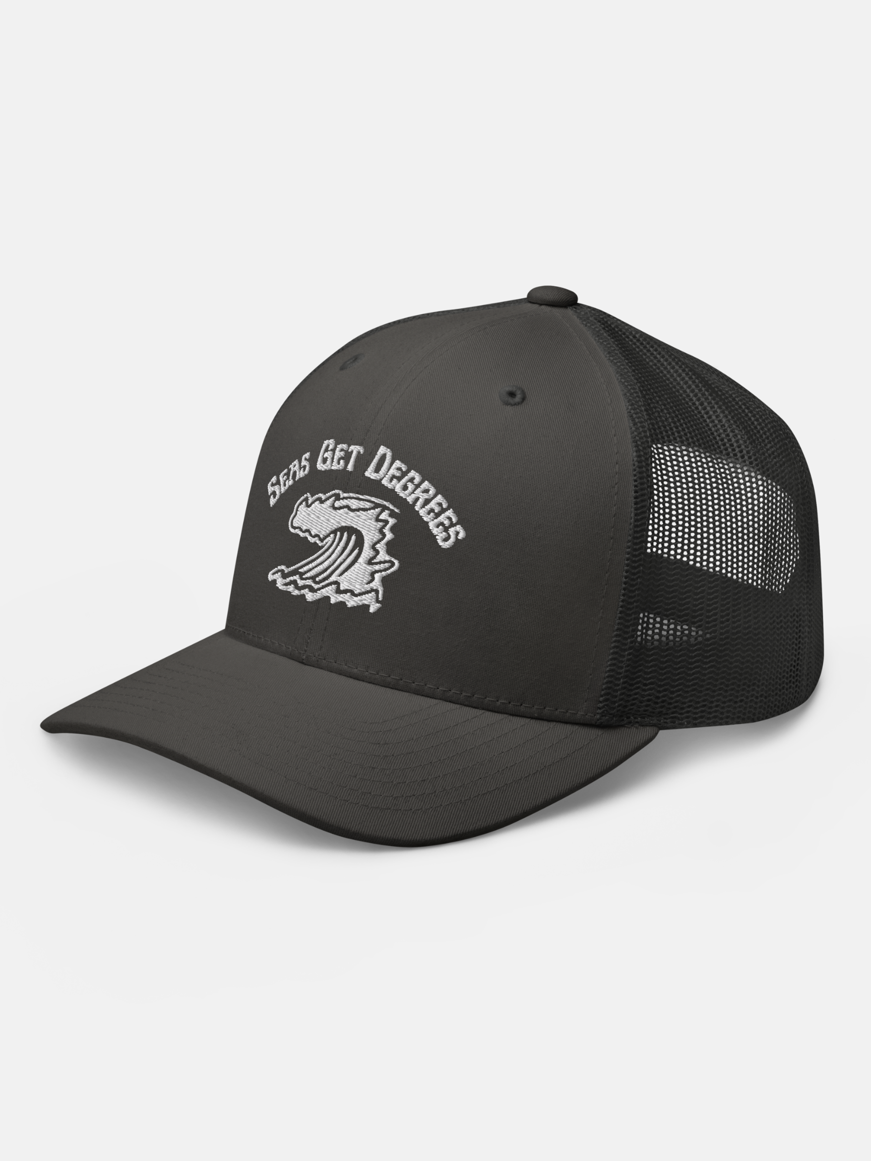 Endless Wave Trucker Hat by Seas Get Degrees