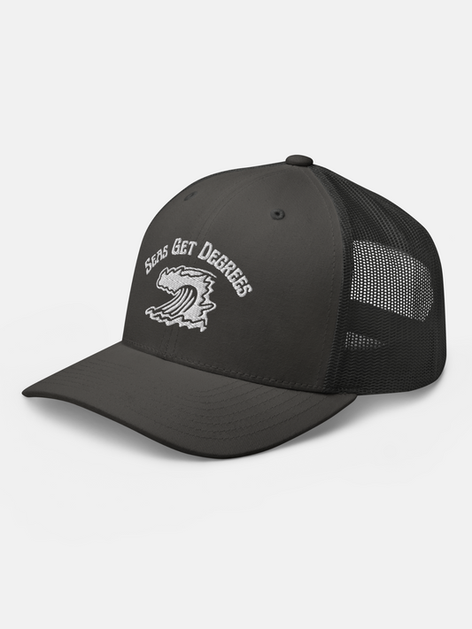 Endless Wave Trucker Hat by Seas Get Degrees