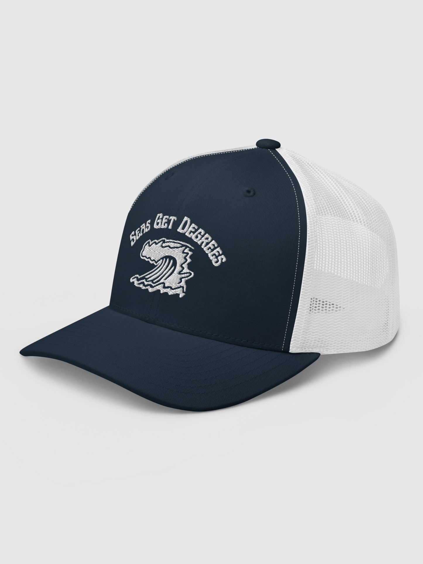 Endless Wave Trucker Hat (MC) by Seas Get Degrees