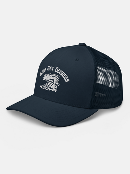 Endless Wave Trucker Hat by Seas Get Degrees