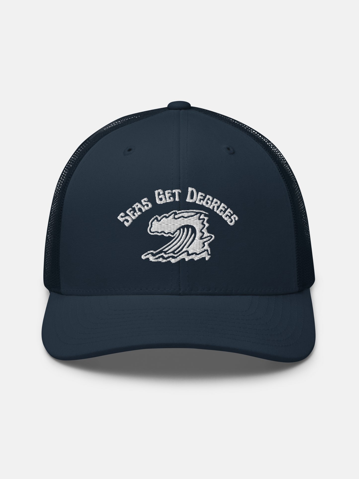 Endless Wave Trucker Hat by Seas Get Degrees