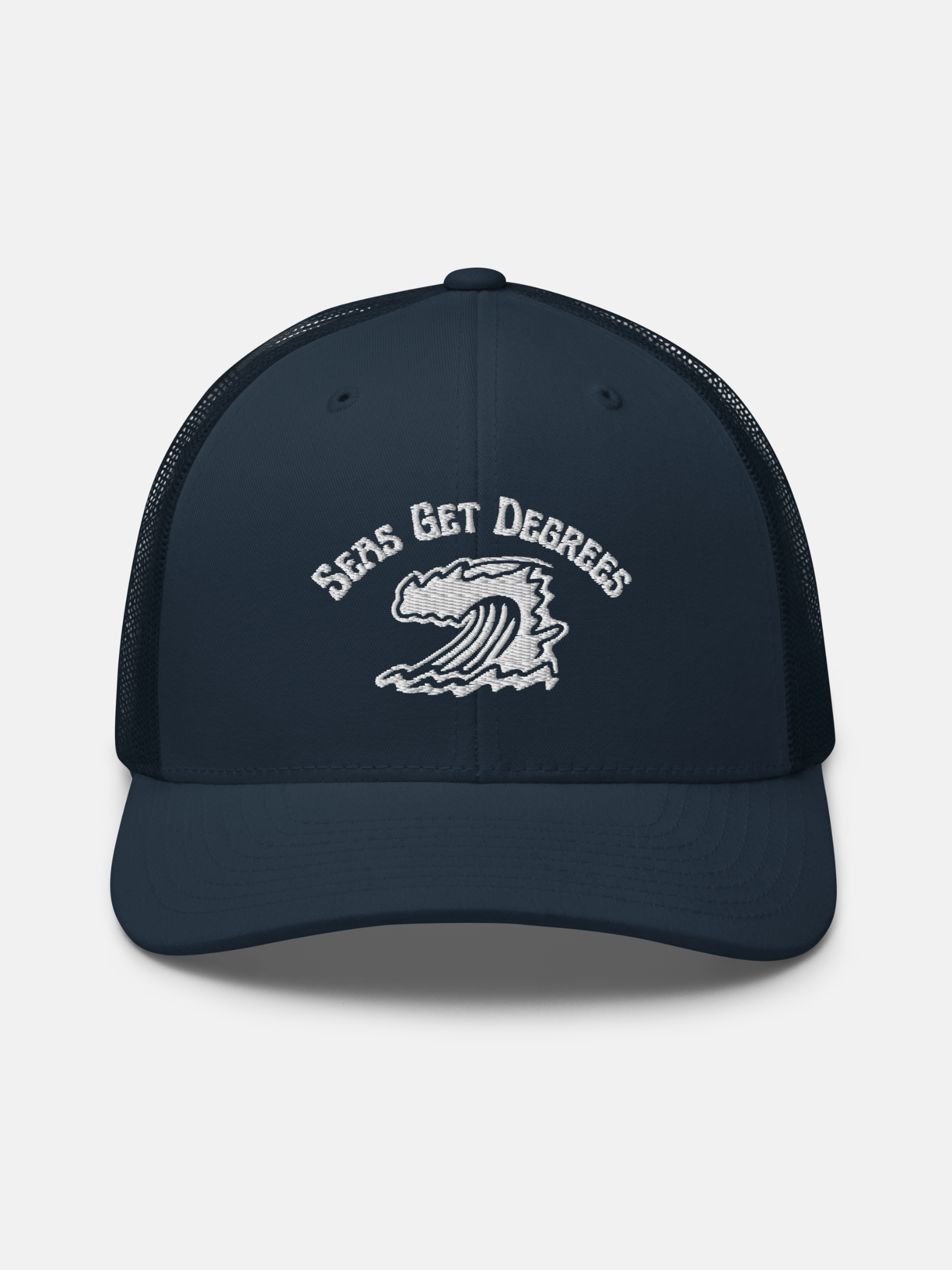 Endless Wave Trucker Hat by Seas Get Degrees