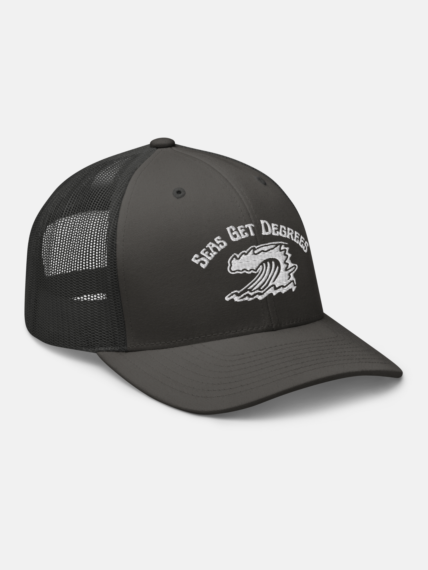 Endless Wave Trucker Hat by Seas Get Degrees