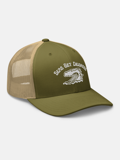 Endless Wave Trucker Hat (MC) by Seas Get Degrees