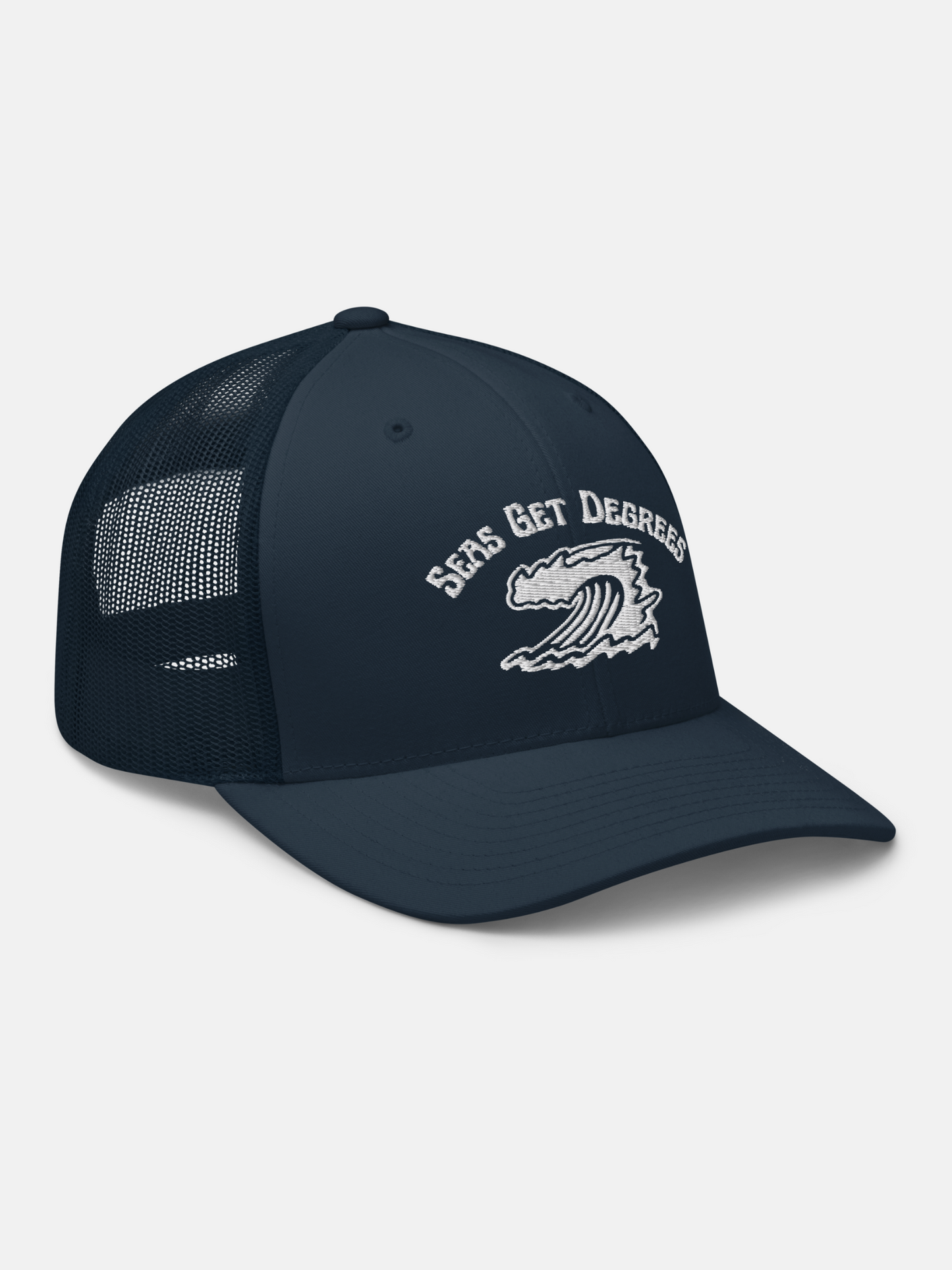 Endless Wave Trucker Hat by Seas Get Degrees