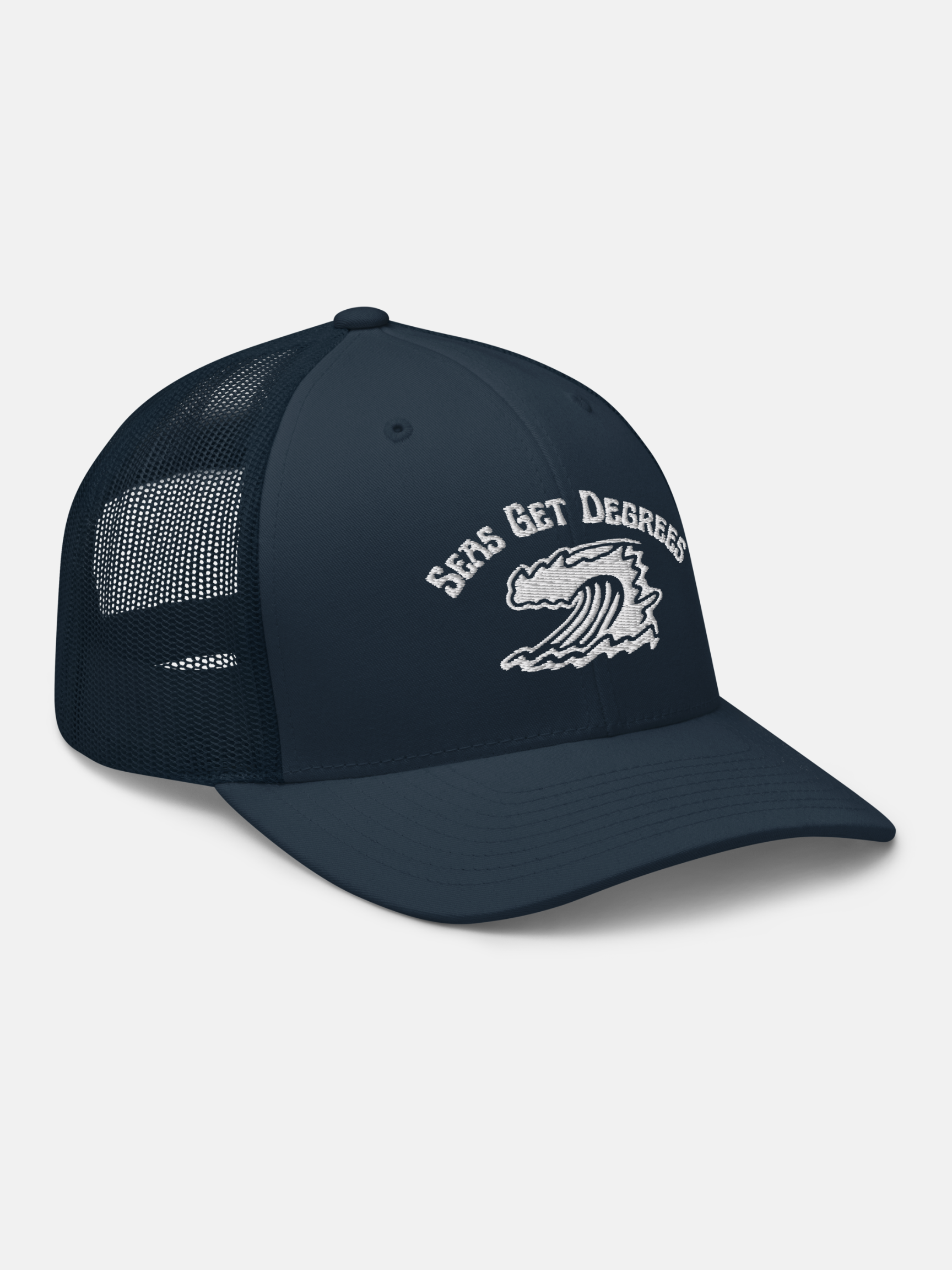 Endless Wave Trucker Hat by Seas Get Degrees