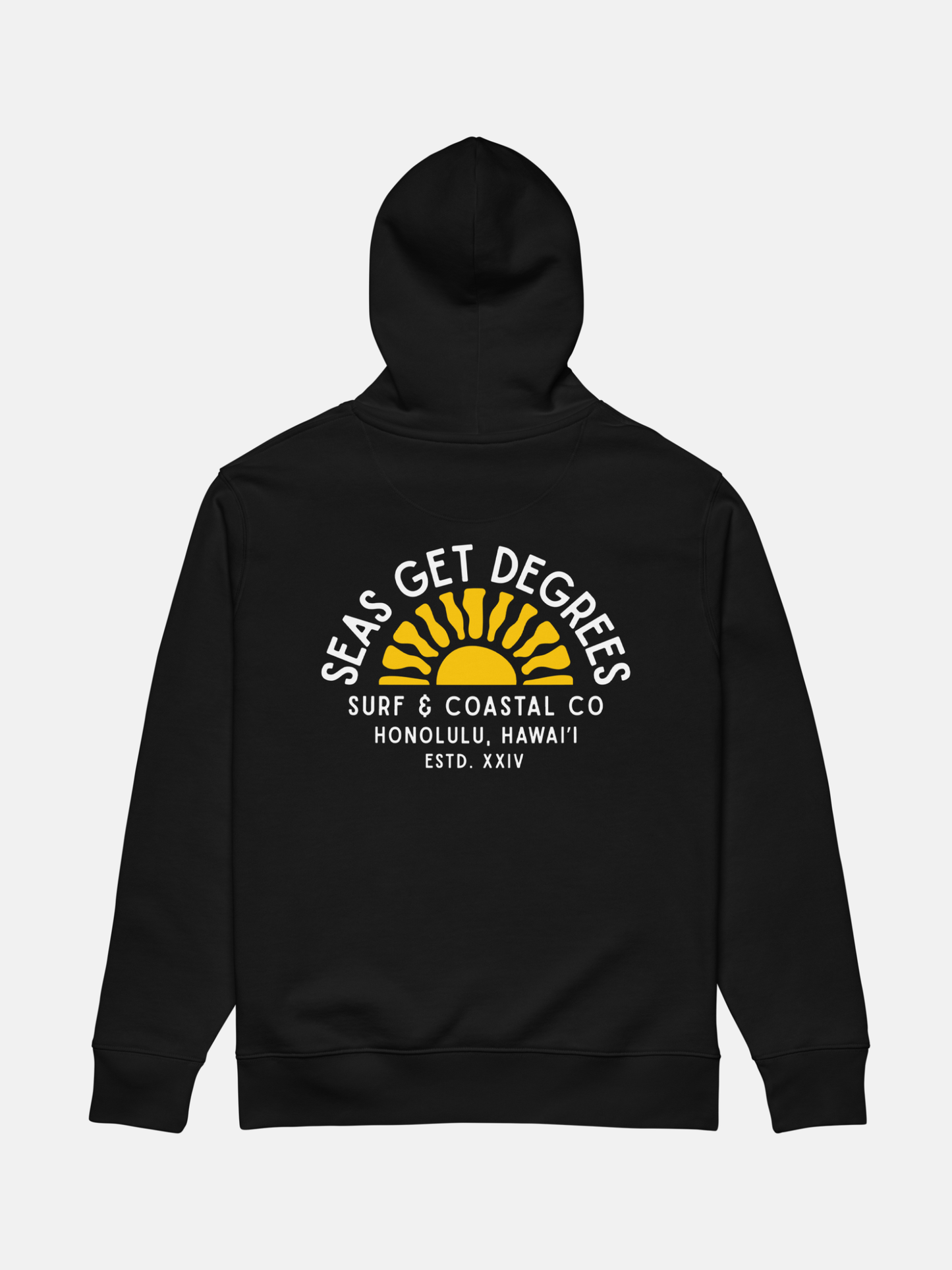 Golden Tide Cruiser Hoodie by Seas Get Degrees
