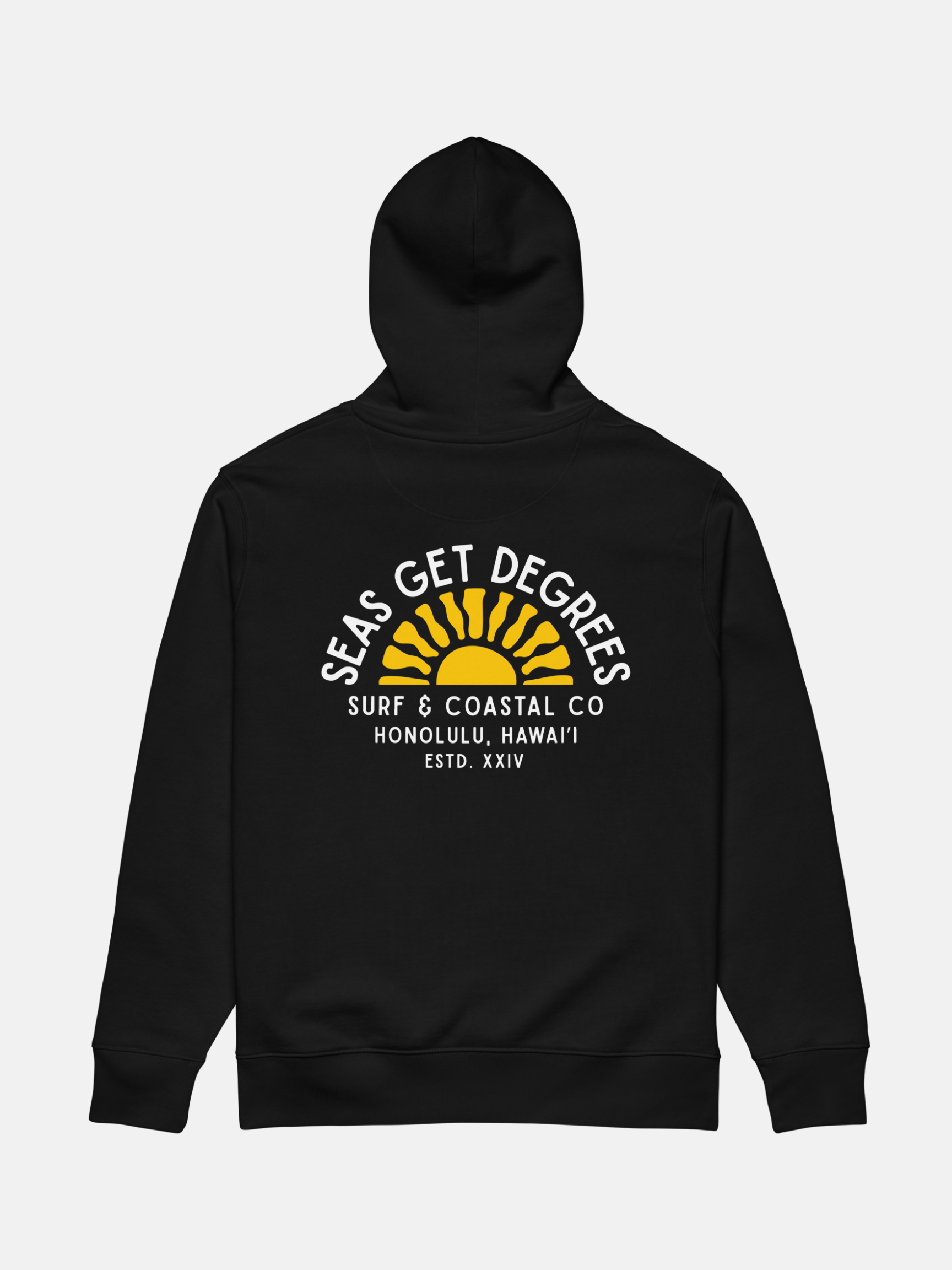 Golden Tide Cruiser Hoodie by Seas Get Degrees