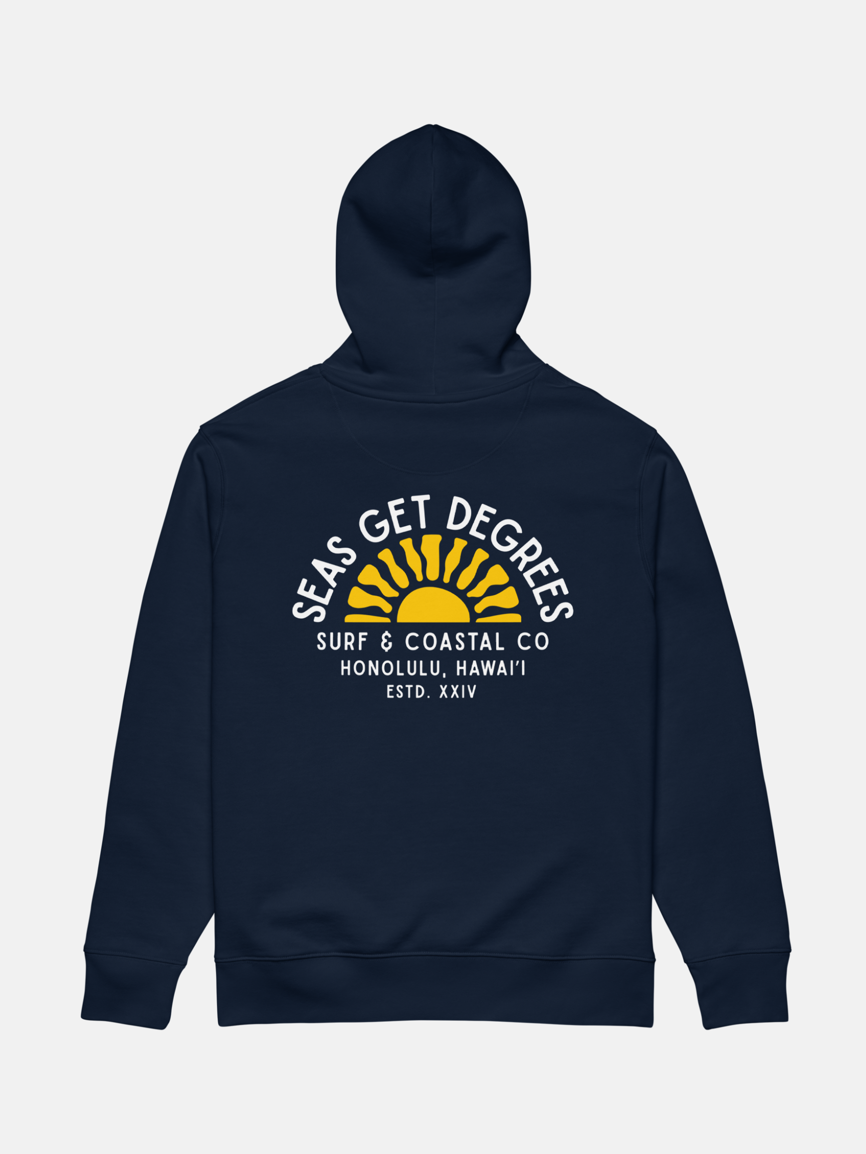 Golden Tide Cruiser Hoodie by Seas Get Degrees