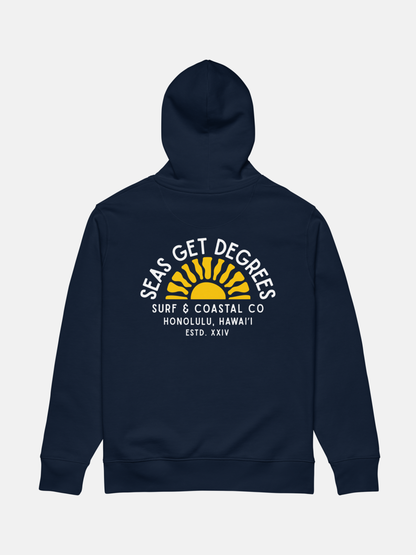 Golden Tide Cruiser Hoodie by Seas Get Degrees
