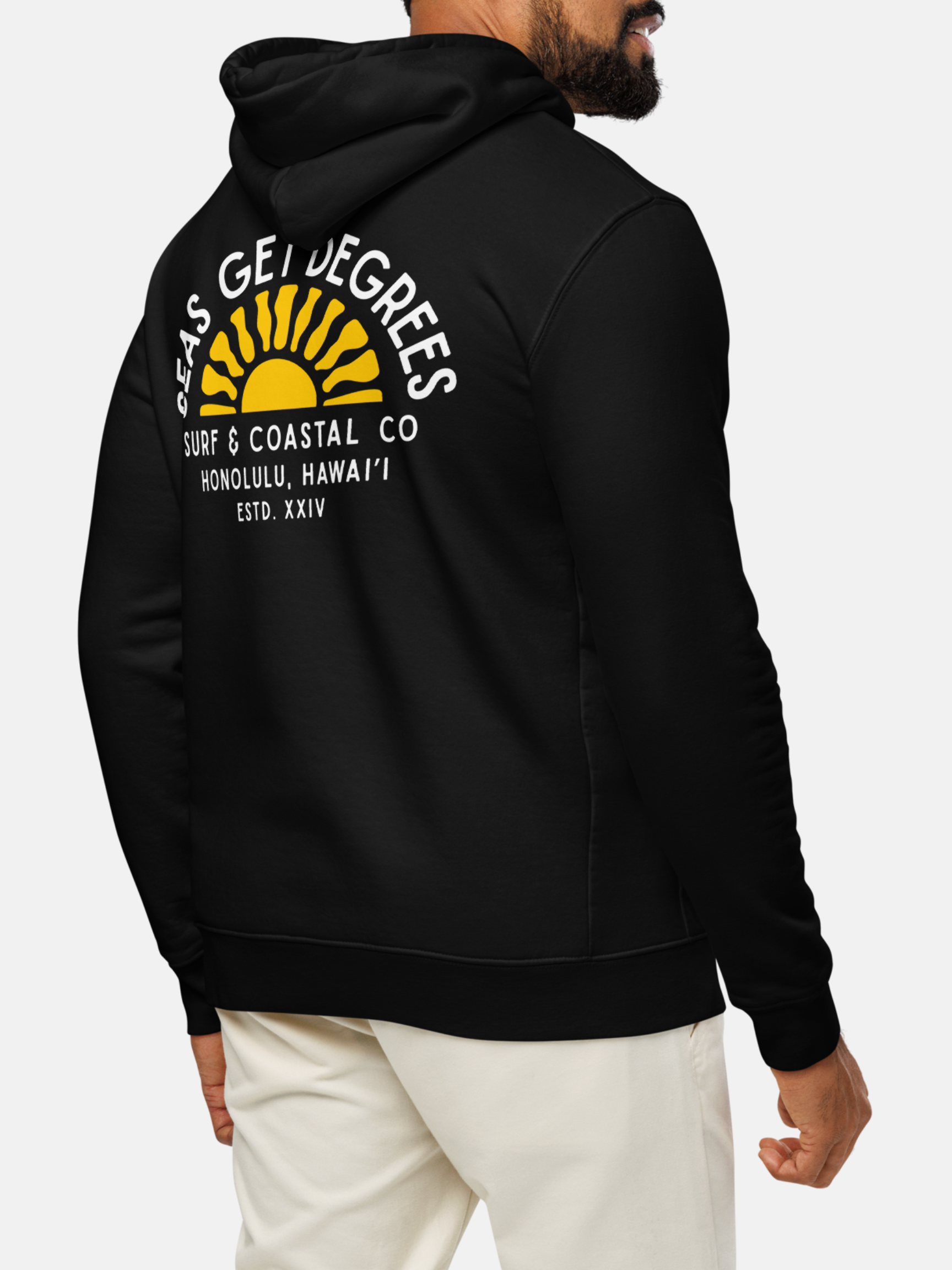 Golden Tide Cruiser Hoodie by Seas Get Degrees