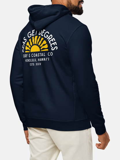 Golden Tide Cruiser Hoodie by Seas Get Degrees