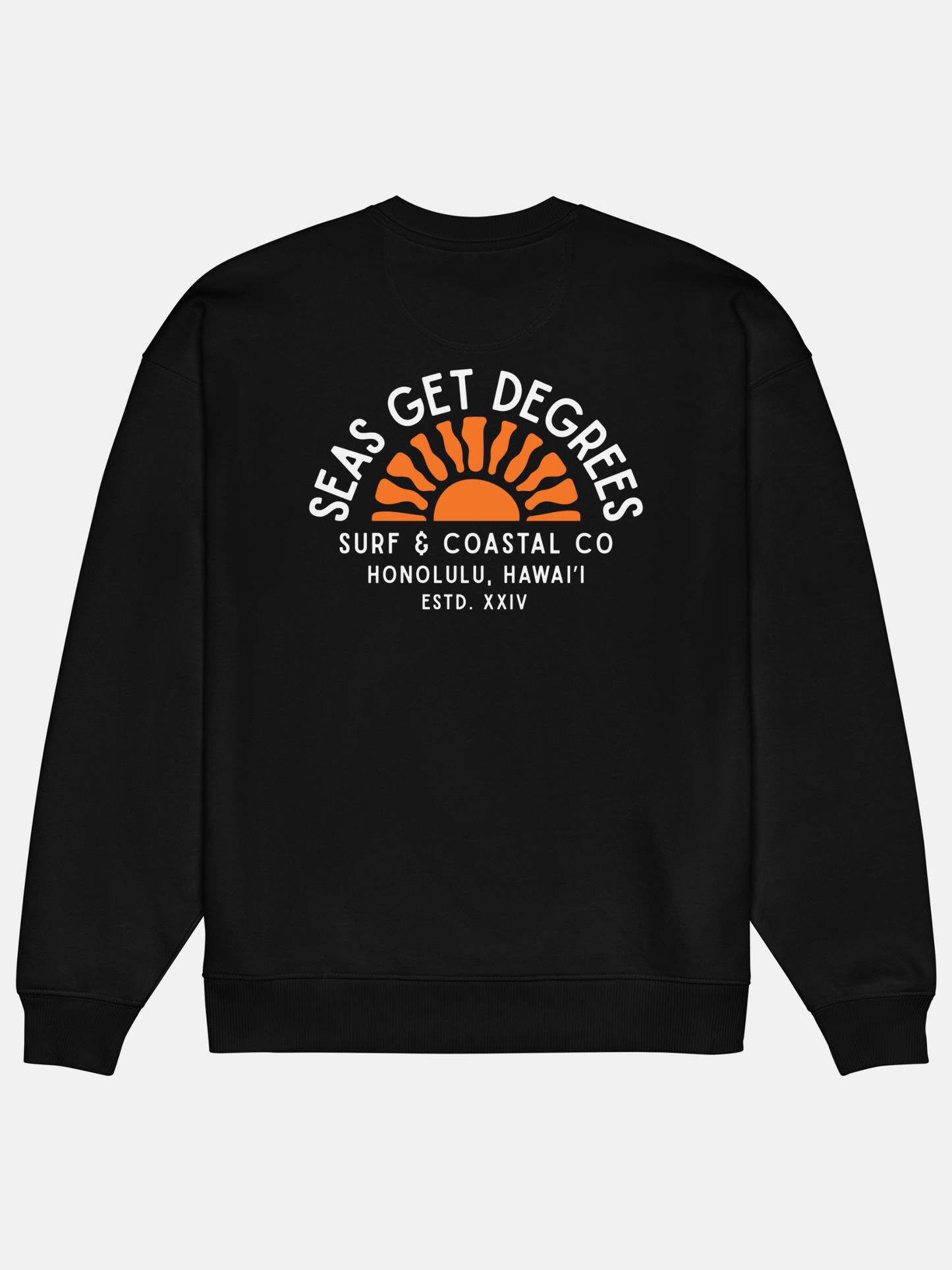 Golden Tide Oversized Sweatshirt by Seas Get Degrees