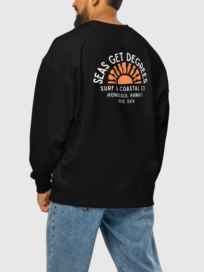 Golden Tide Oversized Sweatshirt by Seas Get Degrees