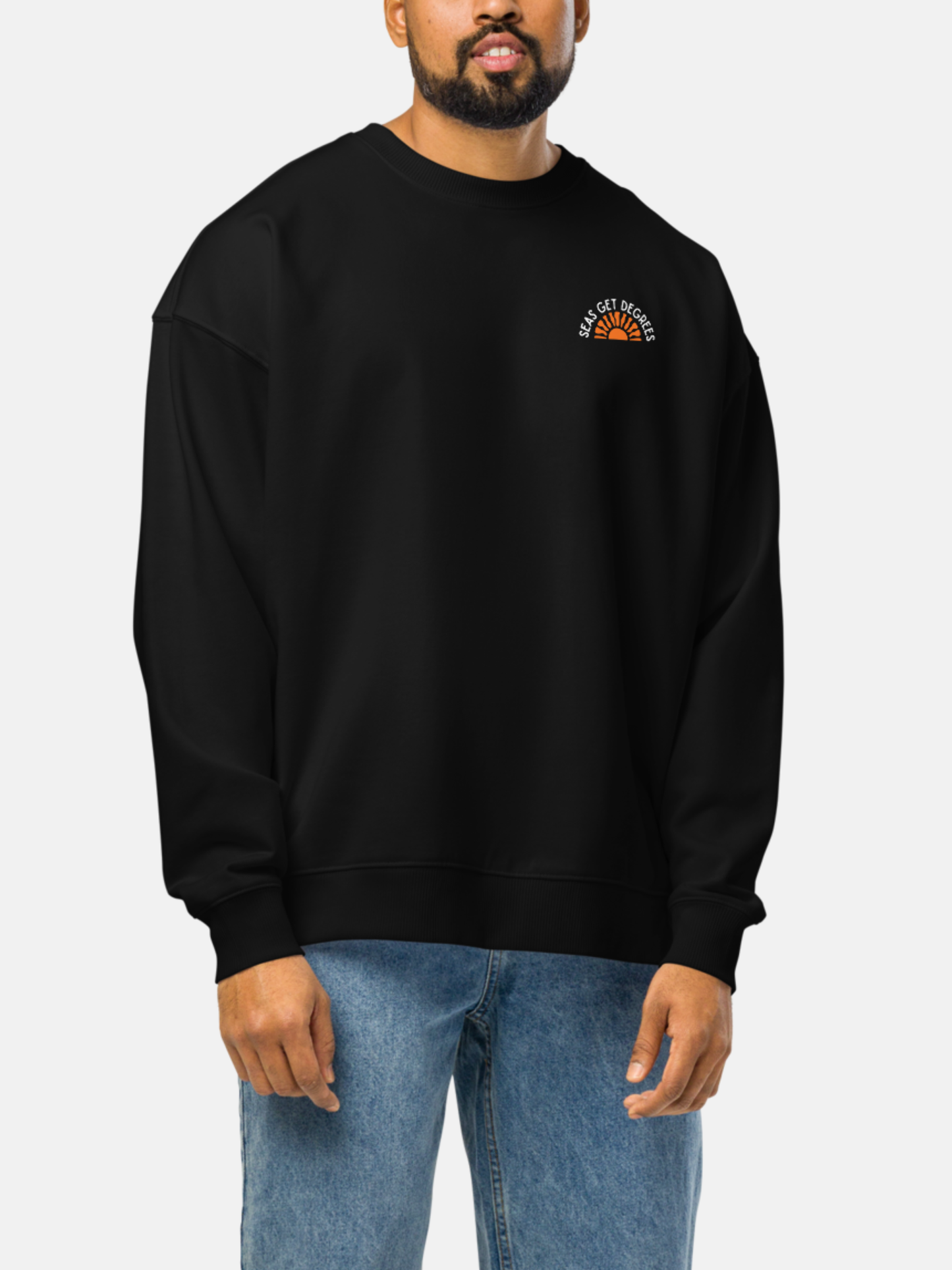 Golden Tide Oversized Sweatshirt by Seas Get Degrees