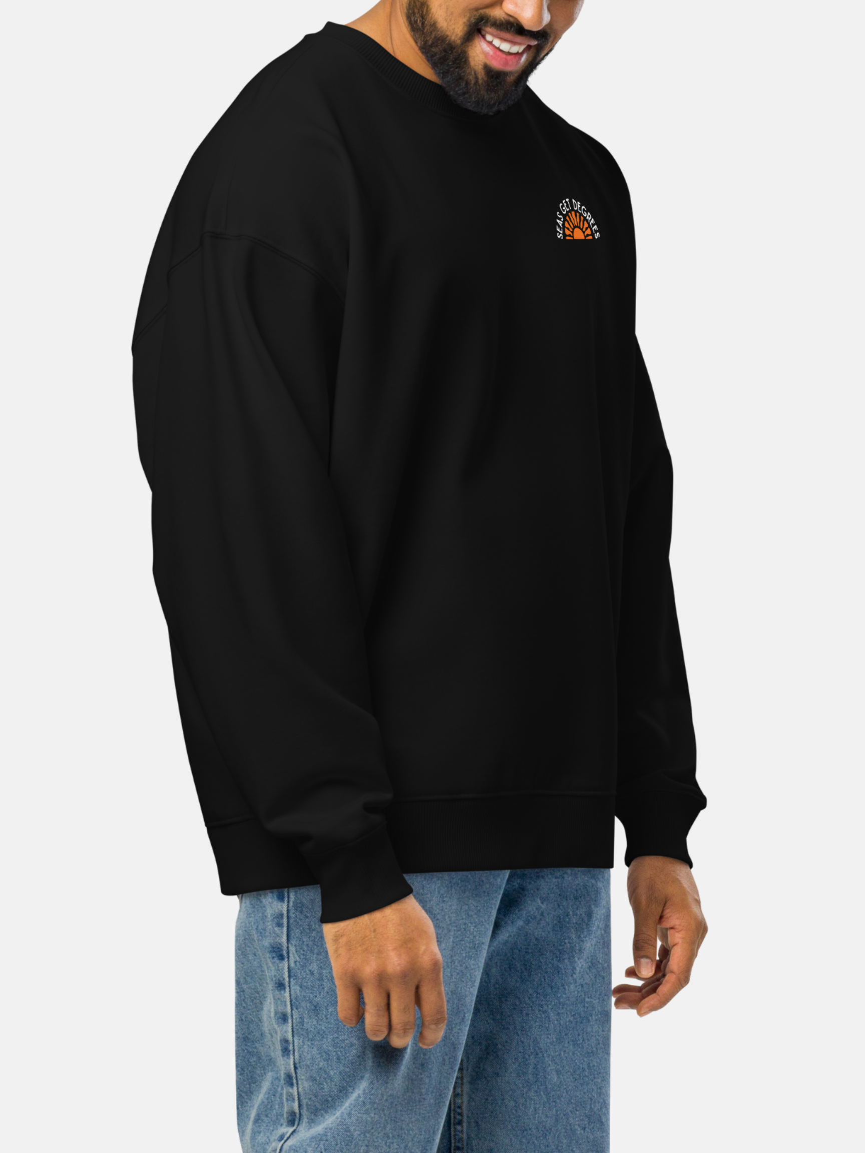 Golden Tide Oversized Sweatshirt by Seas Get Degrees