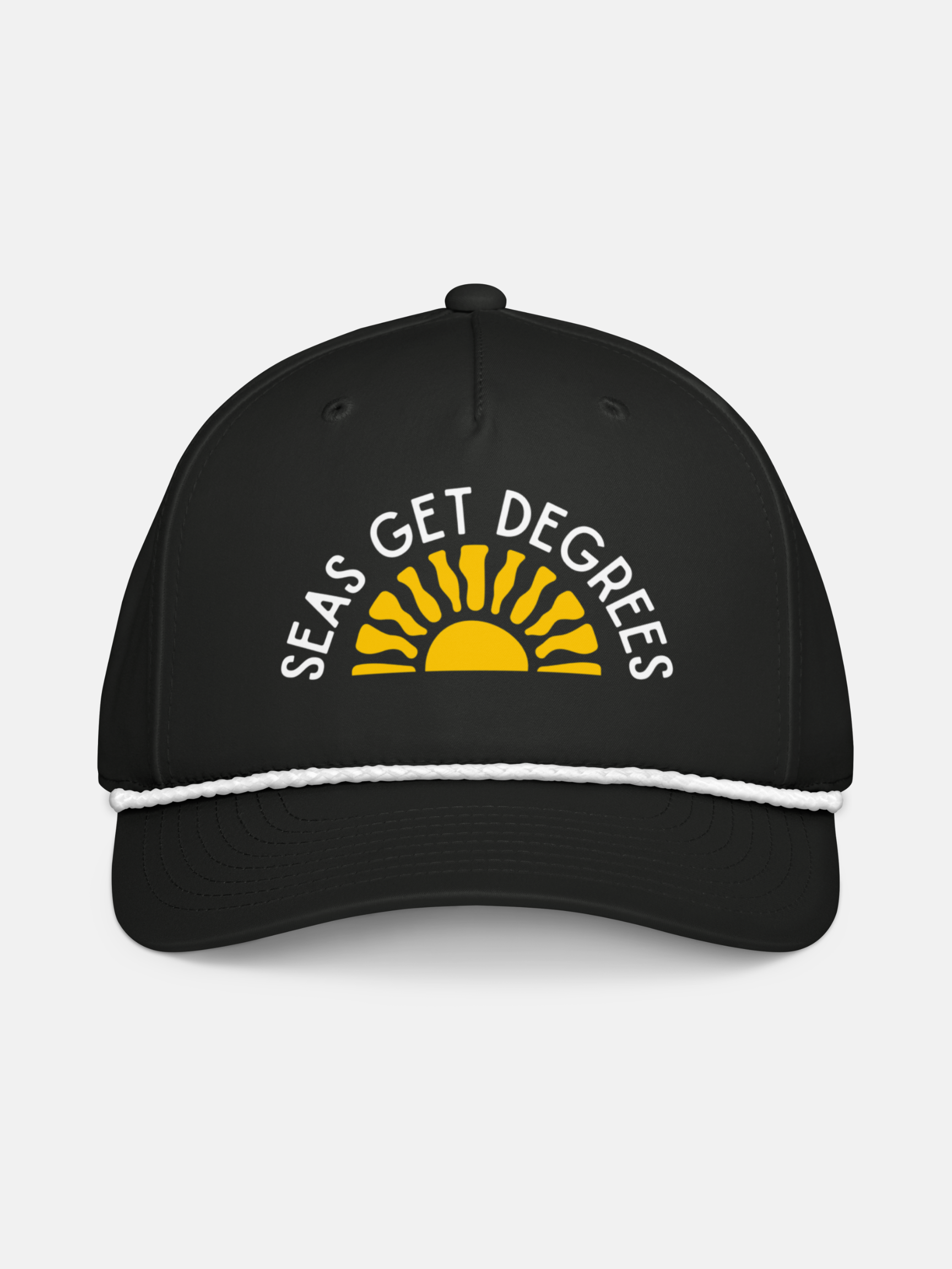Golden Tide Rope Hat by Seas Get Degrees