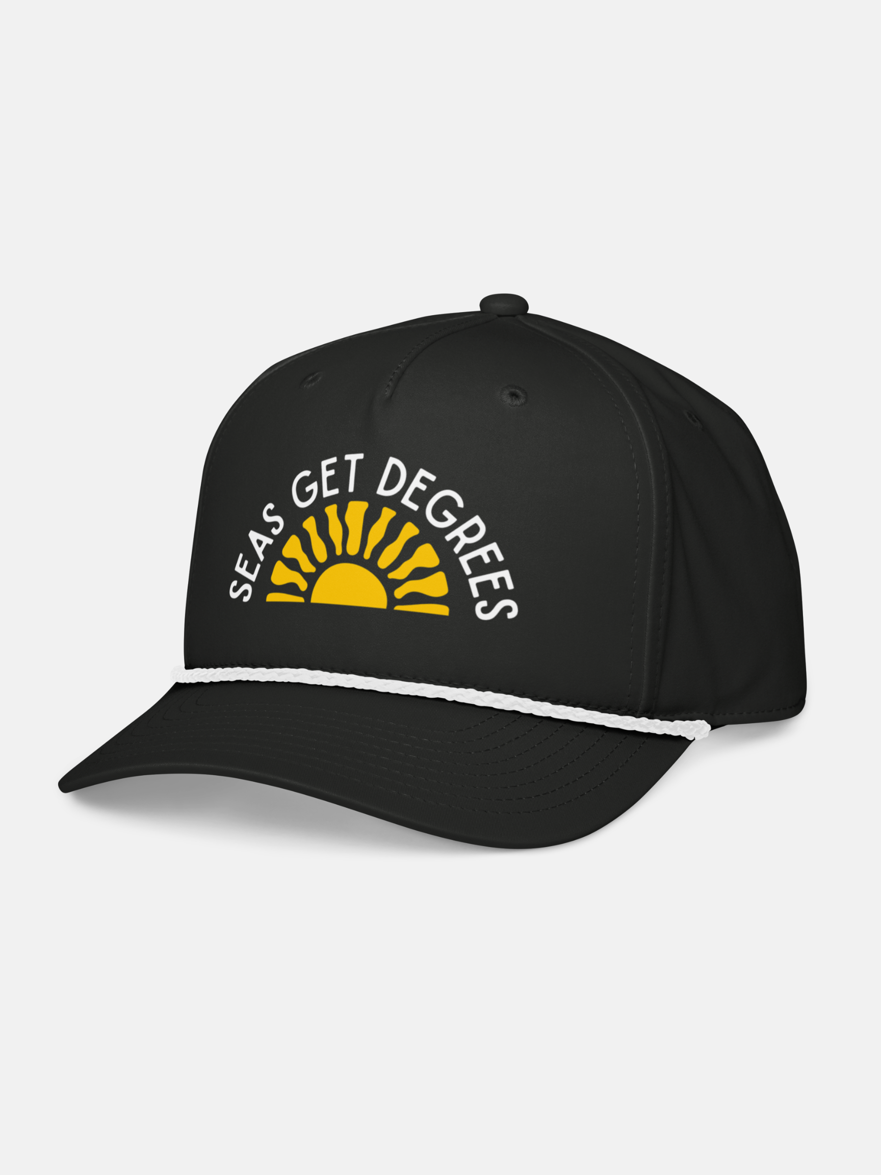 Golden Tide Rope Hat by Seas Get Degrees