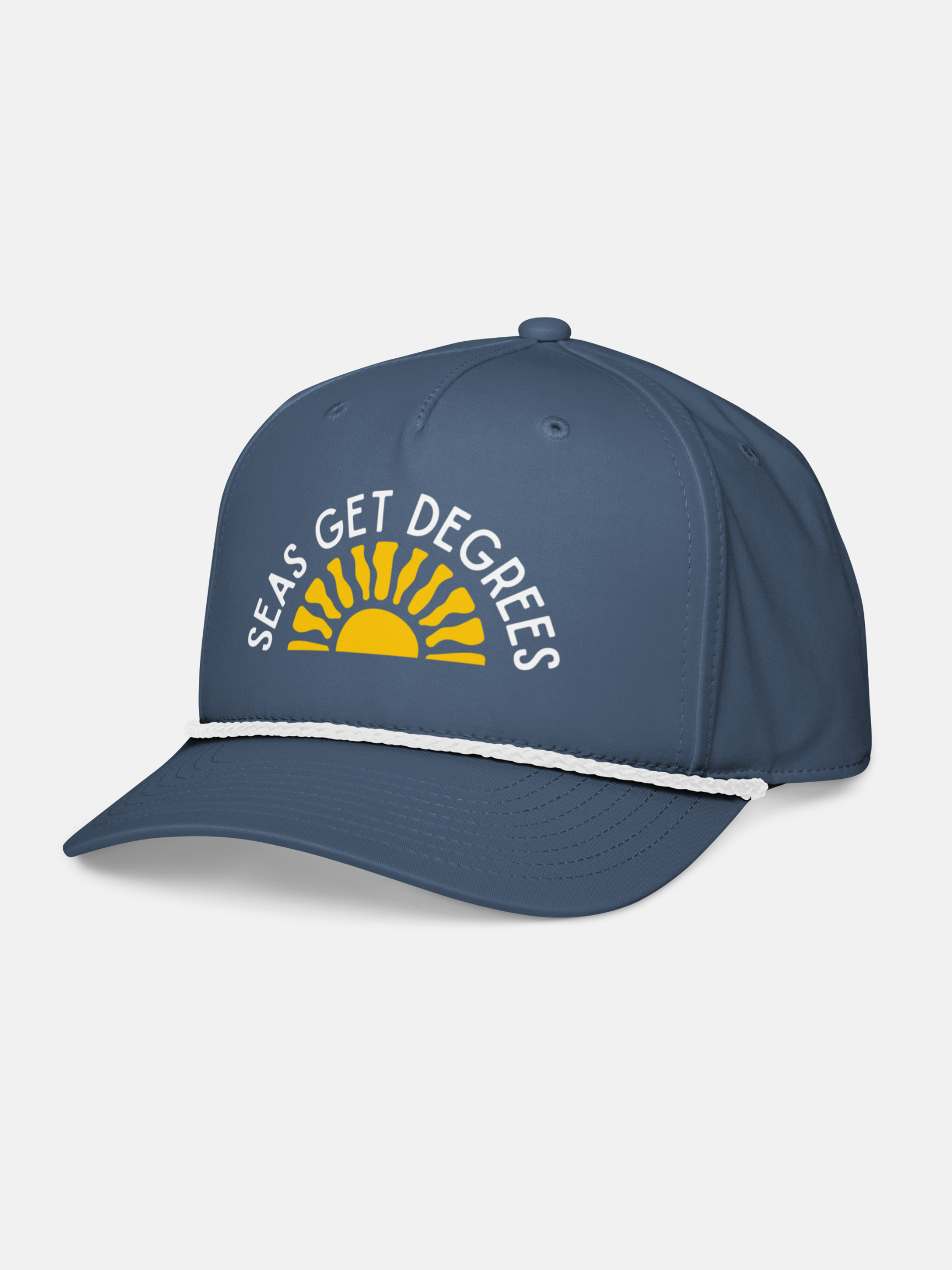 Golden Tide Rope Hat by Seas Get Degrees