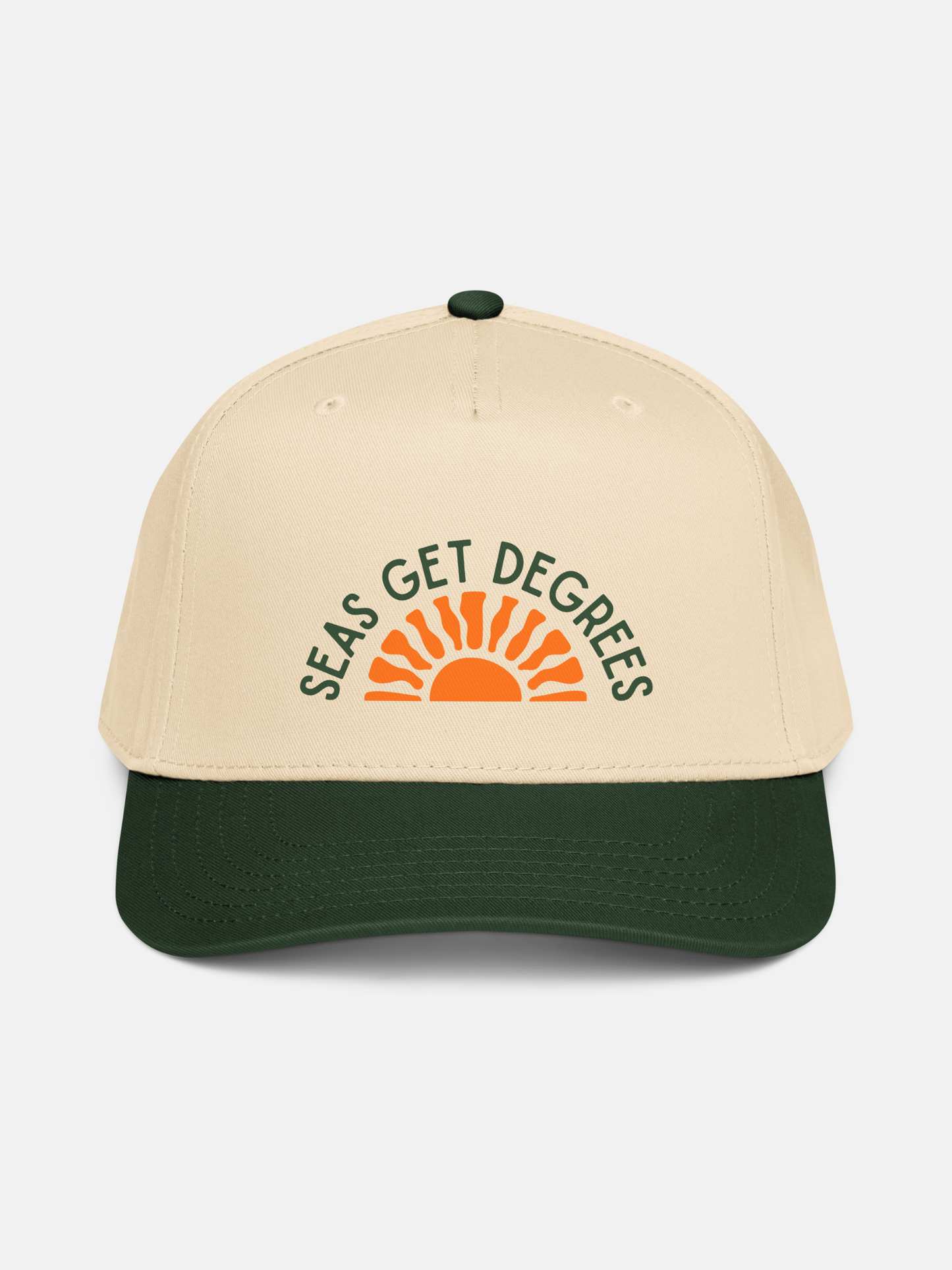 Golden Tide Snapback by Seas Get Degrees