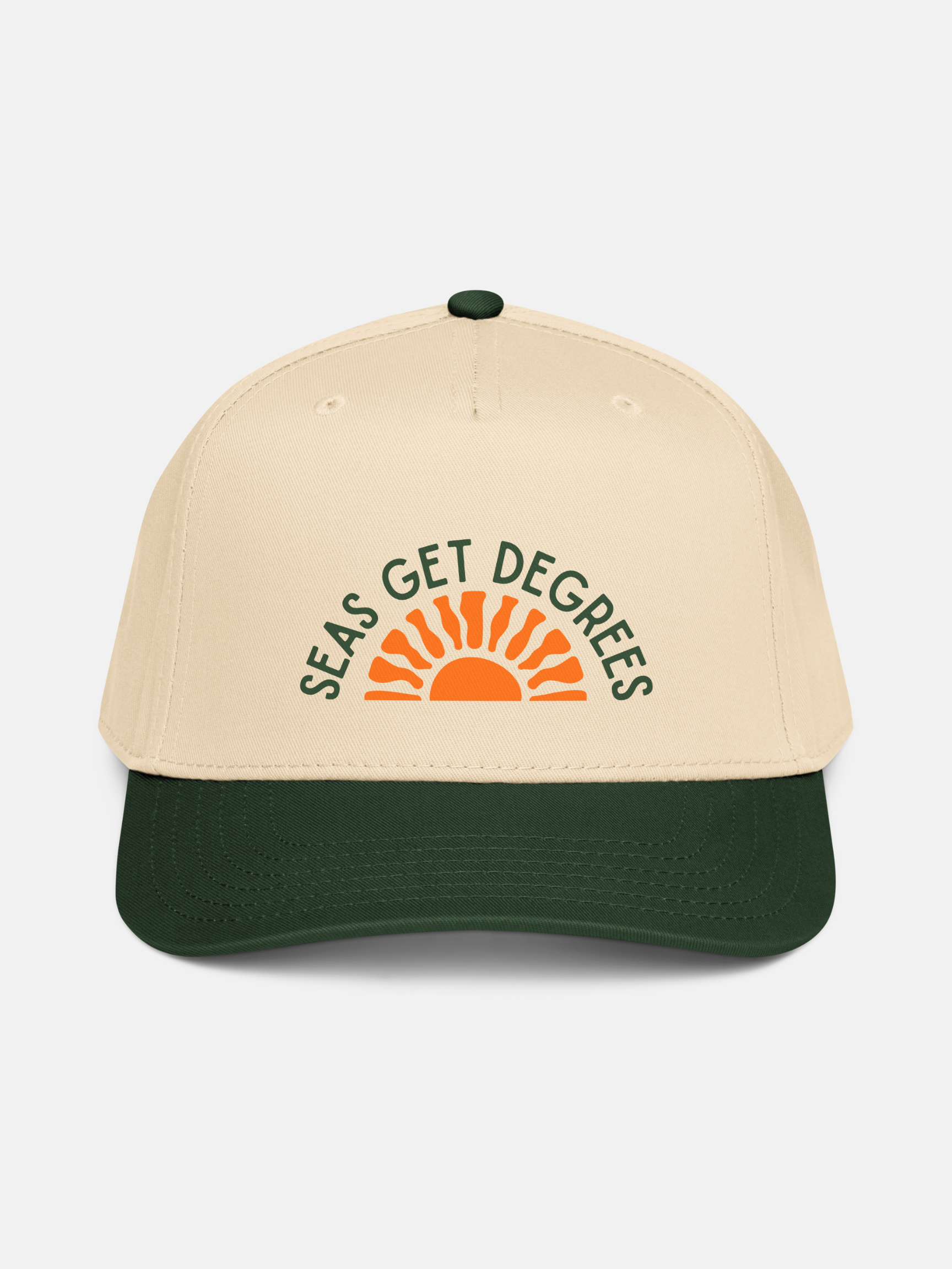 Golden Tide Snapback by Seas Get Degrees