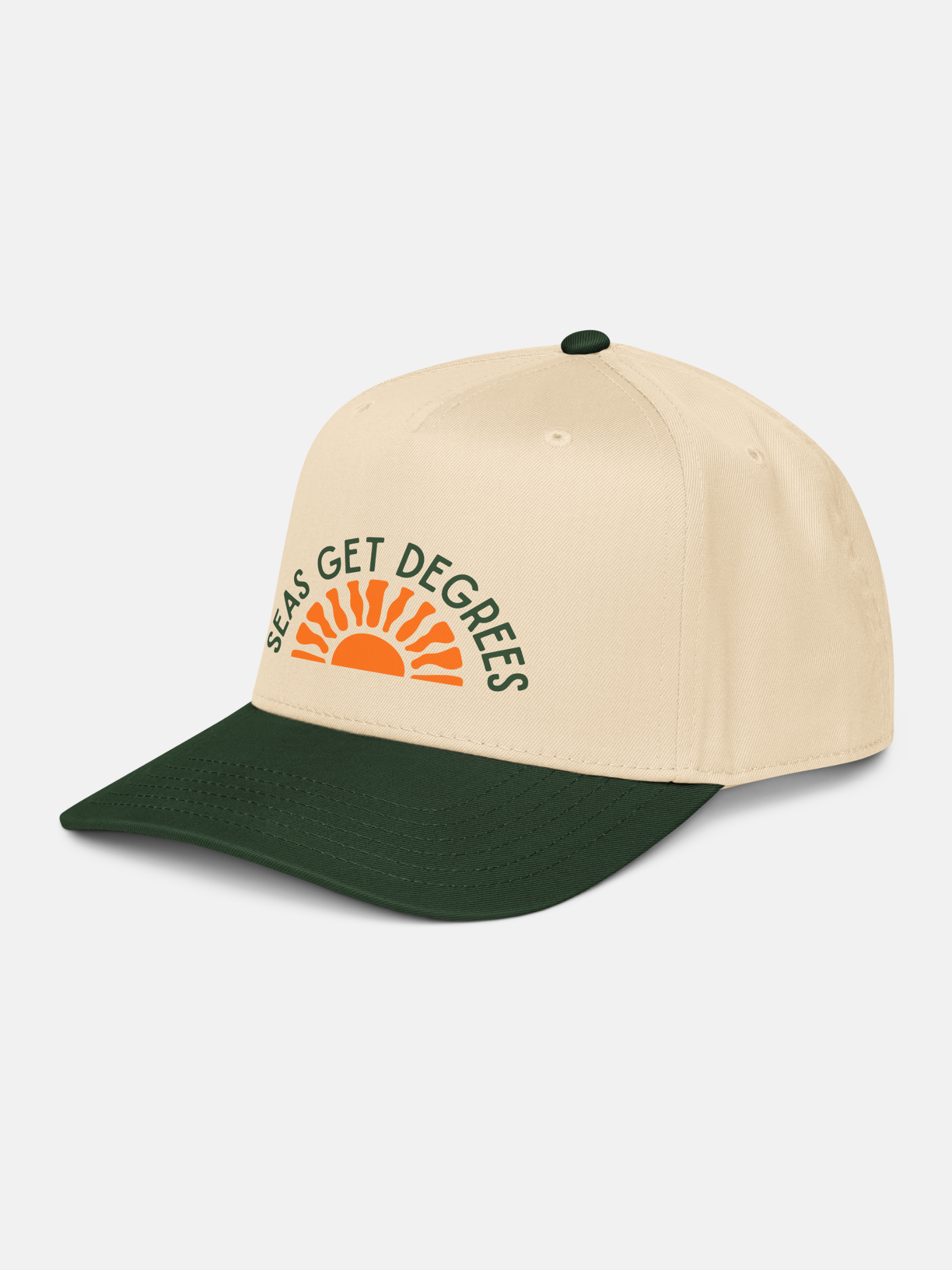 Golden Tide Snapback by Seas Get Degrees