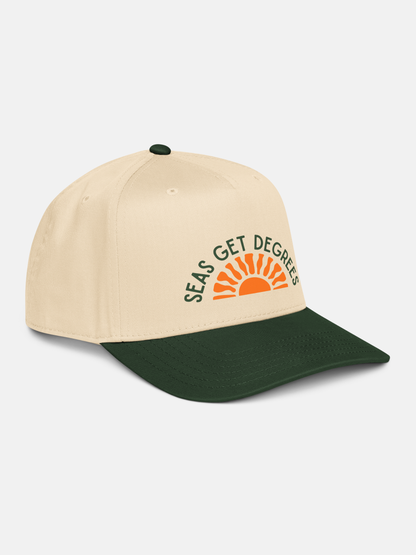 Golden Tide Snapback by Seas Get Degrees