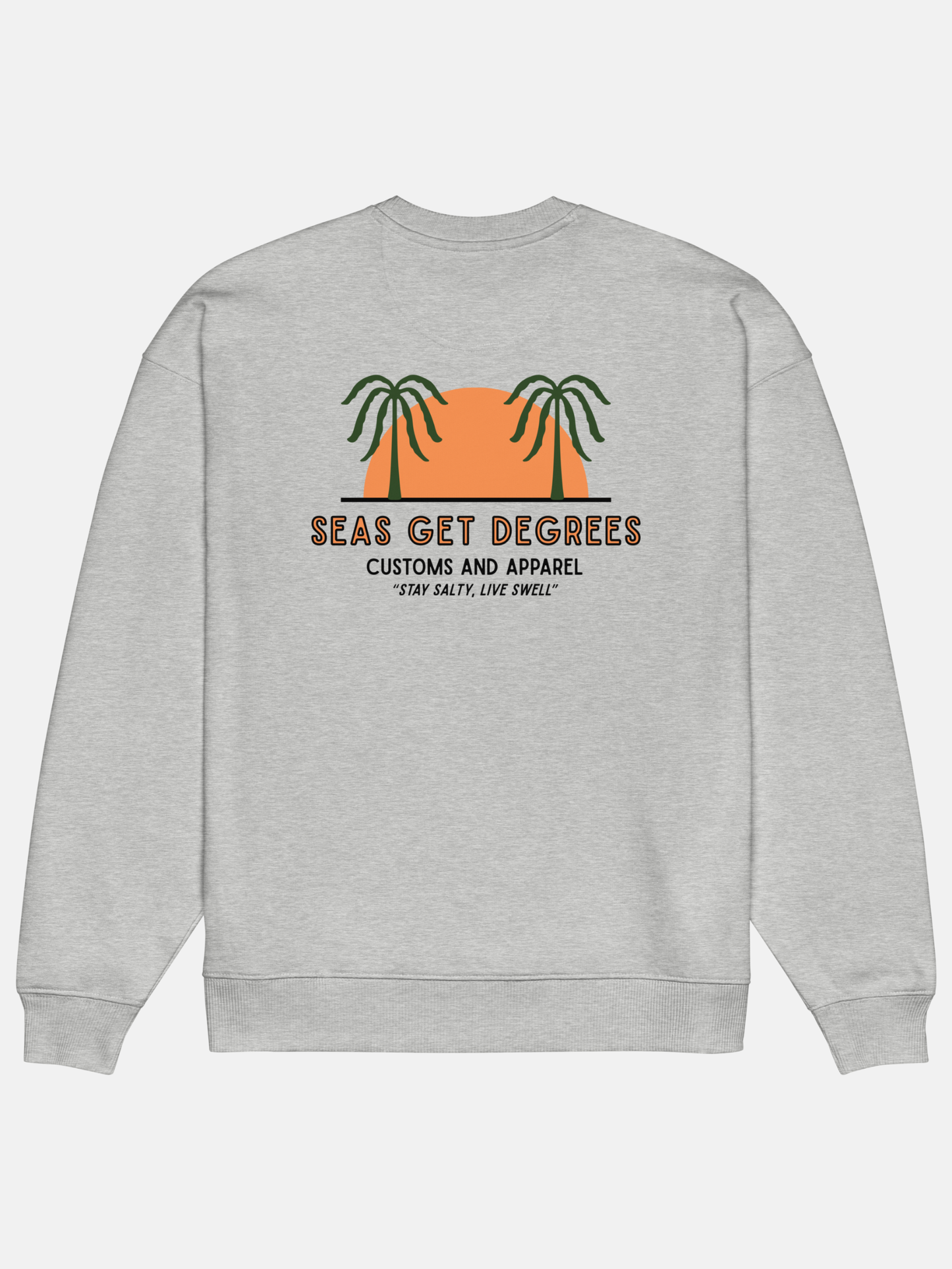 Live Swell Oversized Sweatshirt by Seas Get Degrees