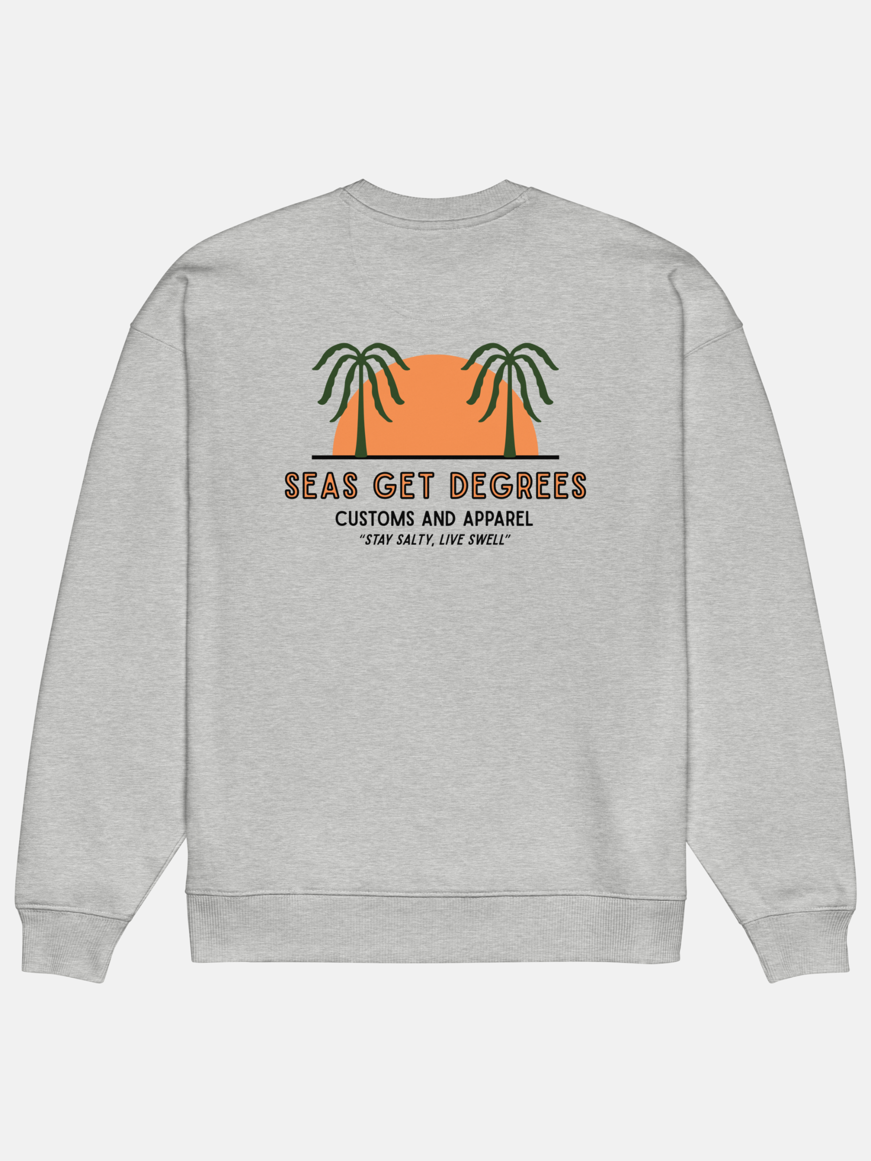 Live Swell Oversized Sweatshirt by Seas Get Degrees
