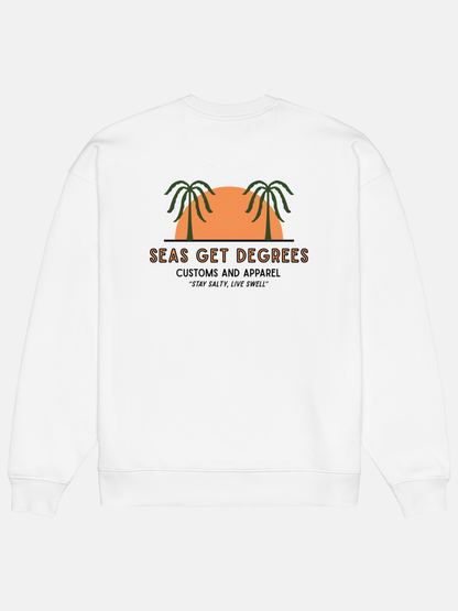 Live Swell Oversized Sweatshirt by Seas Get Degrees