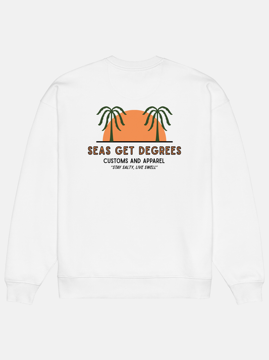 Live Swell Oversized Sweatshirt by Seas Get Degrees