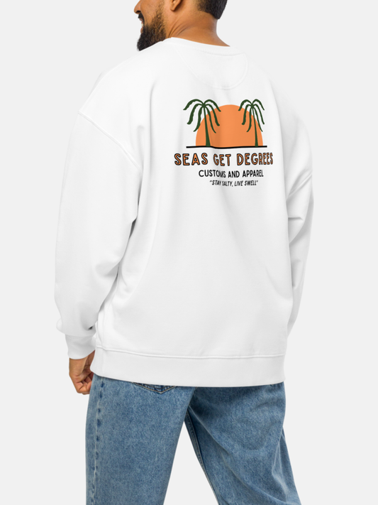 Live Swell Oversized Sweatshirt by Seas Get Degrees