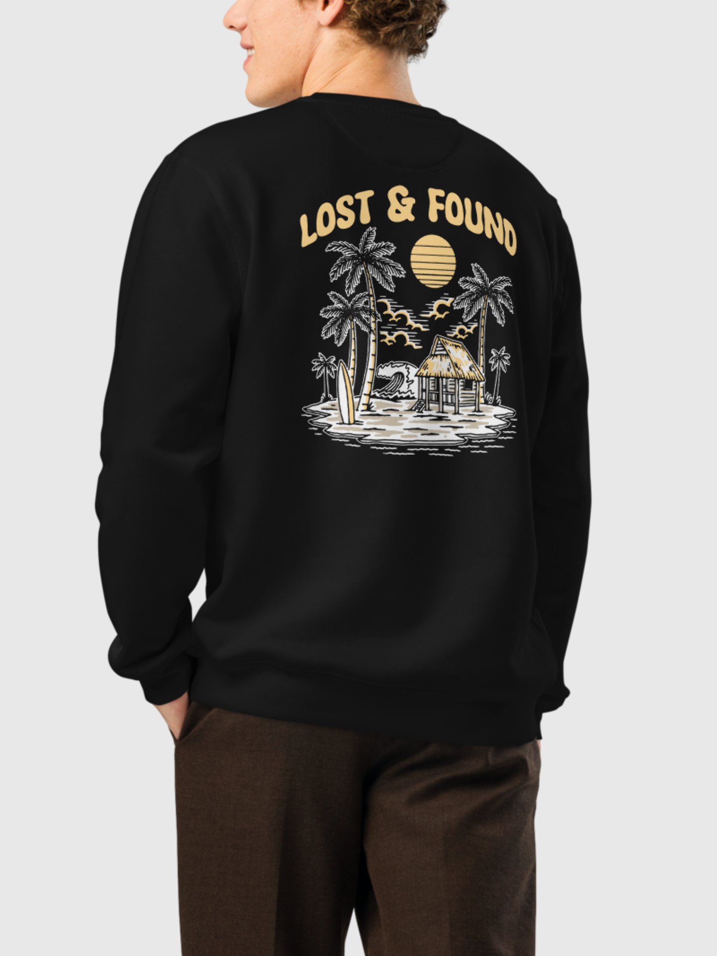 Lost & Found Roller Sweatshirt by Seas Get Degrees