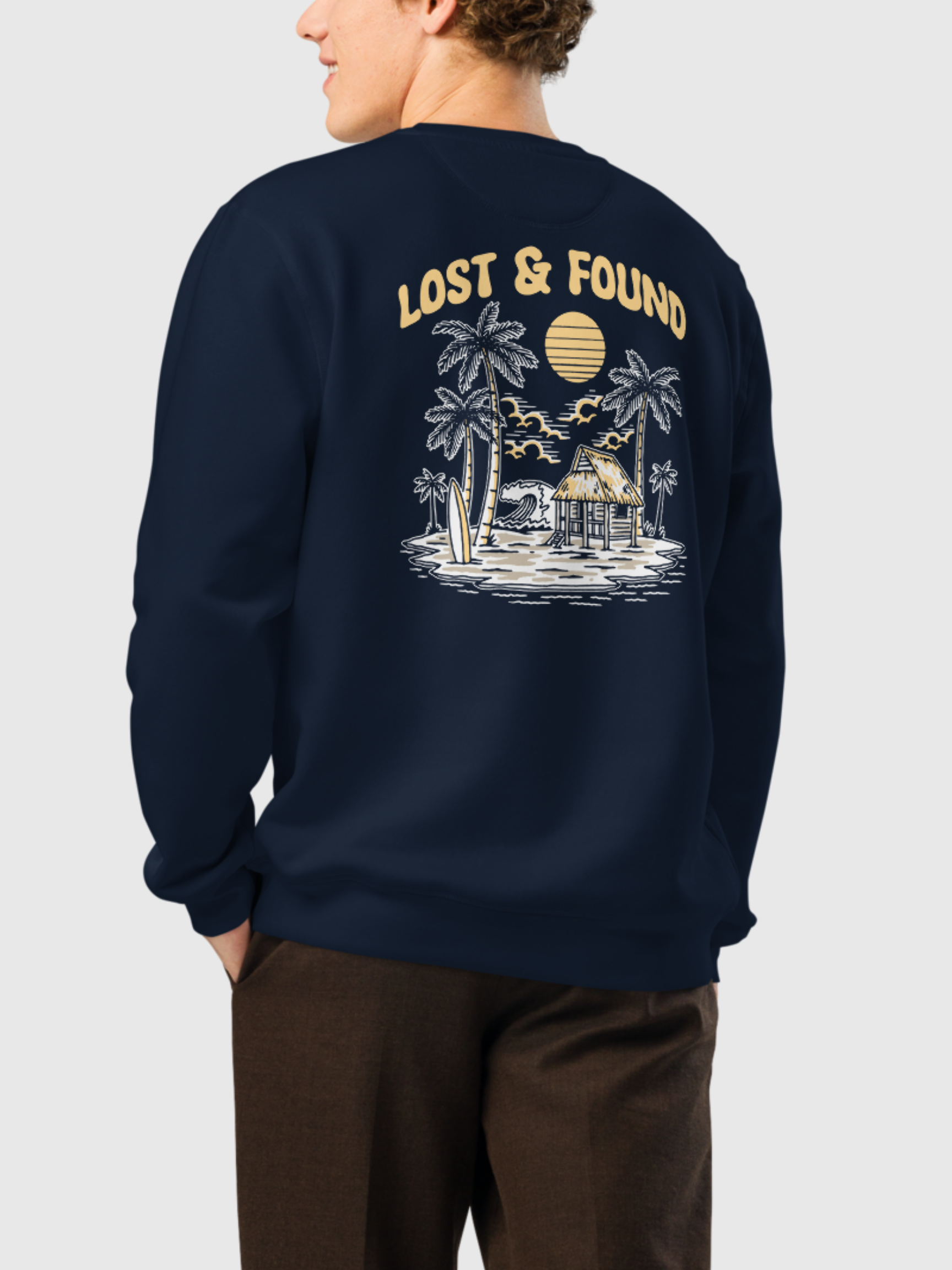 Lost & Found Roller Sweatshirt by Seas Get Degrees