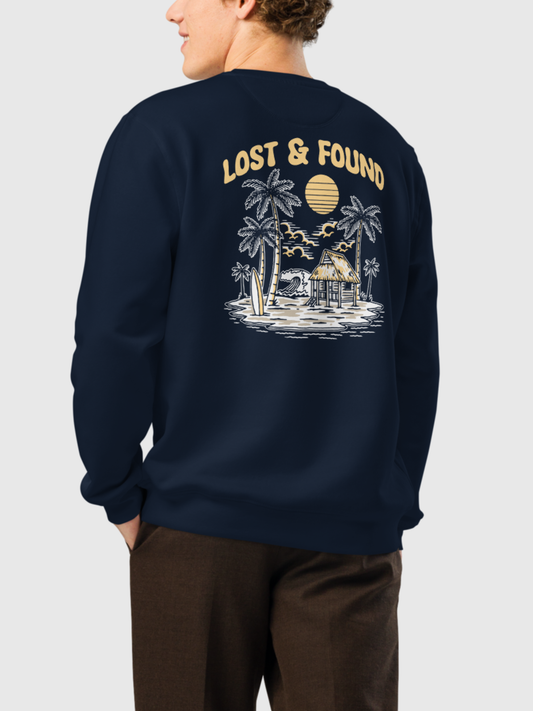 Lost & Found Roller Sweatshirt by Seas Get Degrees