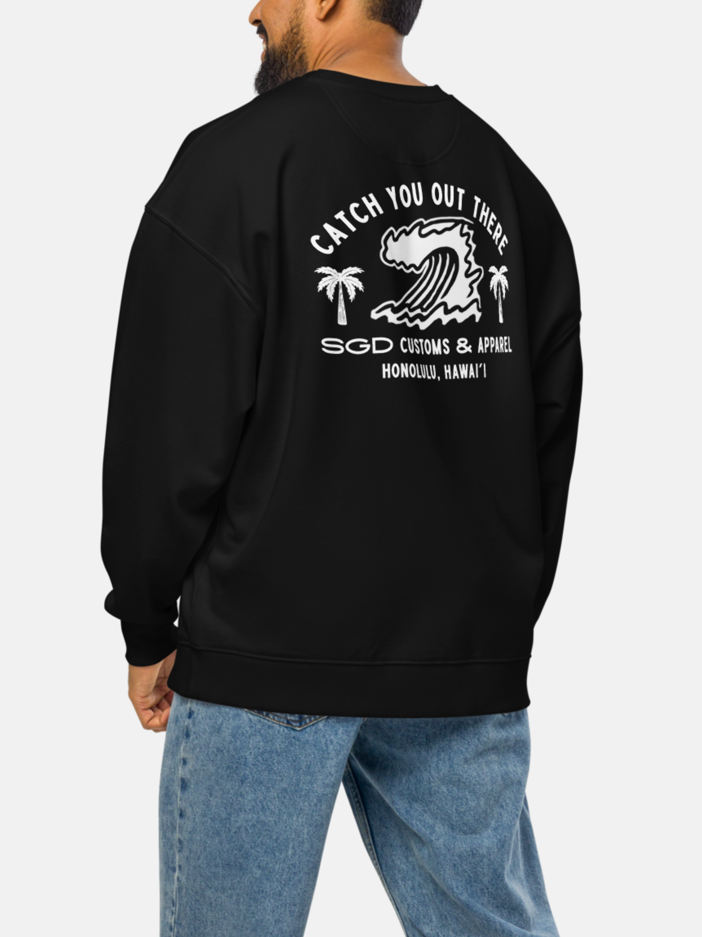 Out There Oversized Sweatshirt by Seas Get Degrees