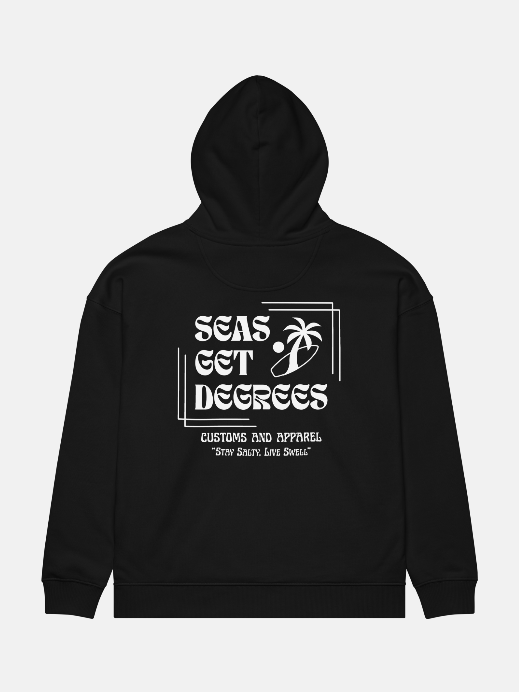 Stay Salty Oversized Hoodie by Seas Get Degrees