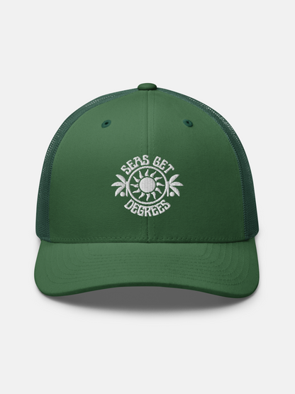 Sun & Shade Trucker Hat by Seas Get Degrees